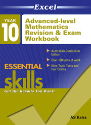 Excel Essential Skills - Advanced Mathematics Revision and Exam Workbook: Year 10