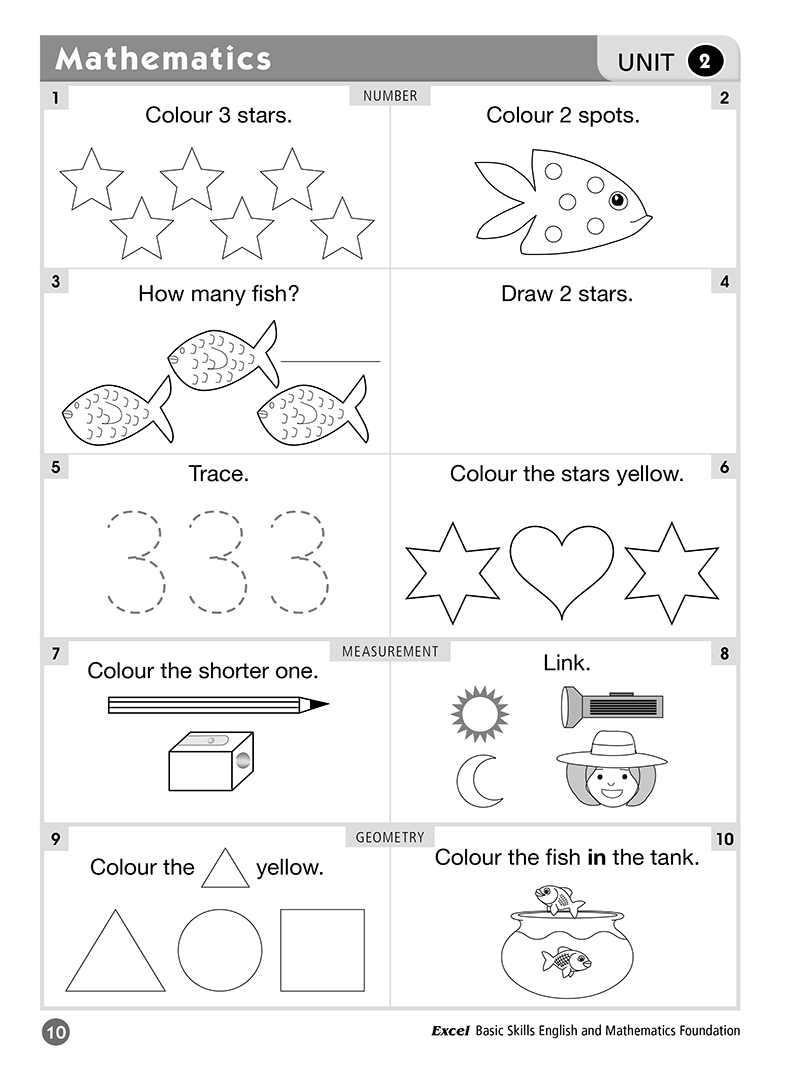 Excel Basic Skills: English and Mathematics - Foundation