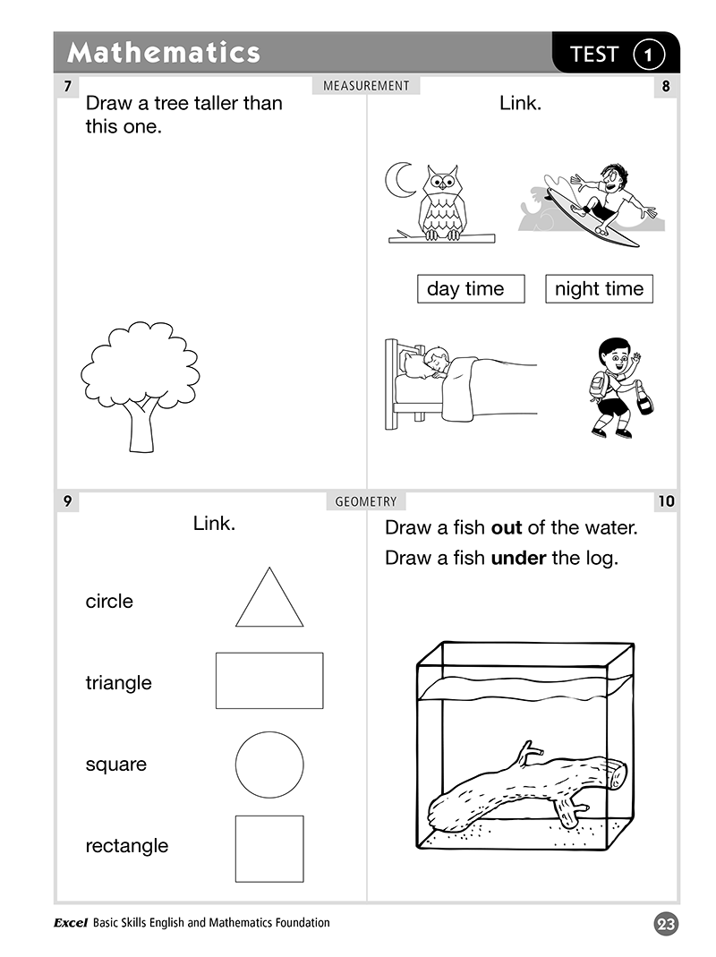 Excel Basic Skills: English and Mathematics - Foundation