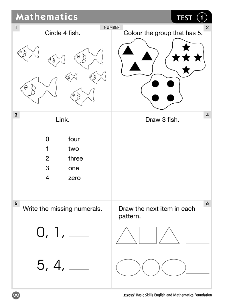 Excel Basic Skills: English and Mathematics - Foundation
