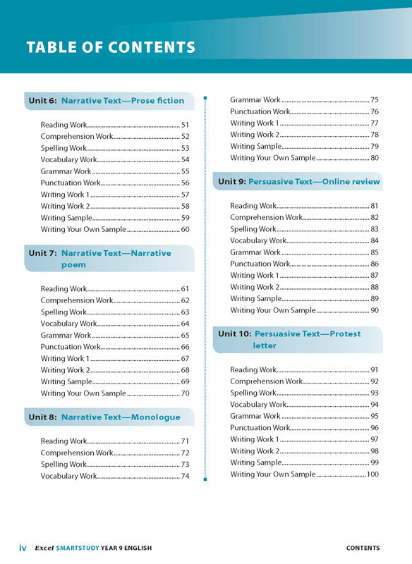 Excel SmartStudy - English: Year 9