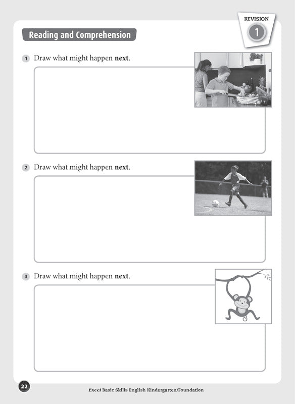 Excel Basic Skills - English: Kindergarten/Foundation