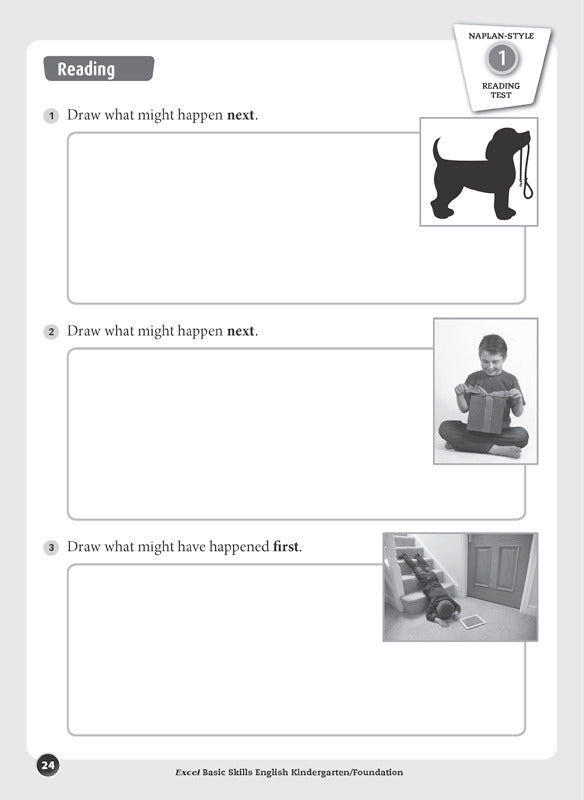 Excel Basic Skills - English: Kindergarten/Foundation