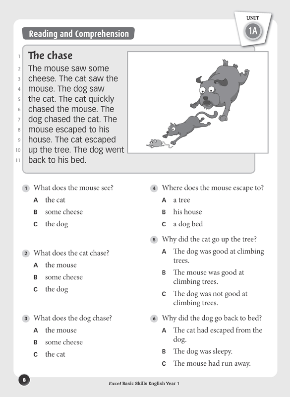 Excel Basic Skills English Year 1