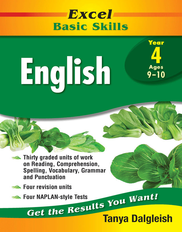 Excel Basic Skills - English: Year 4