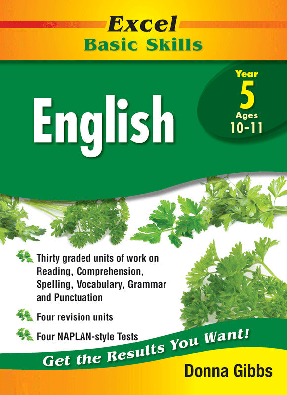 Excel Basic Skills - English: Year 5