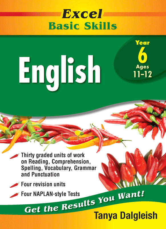 Excel Basic Skills - English: Year 6