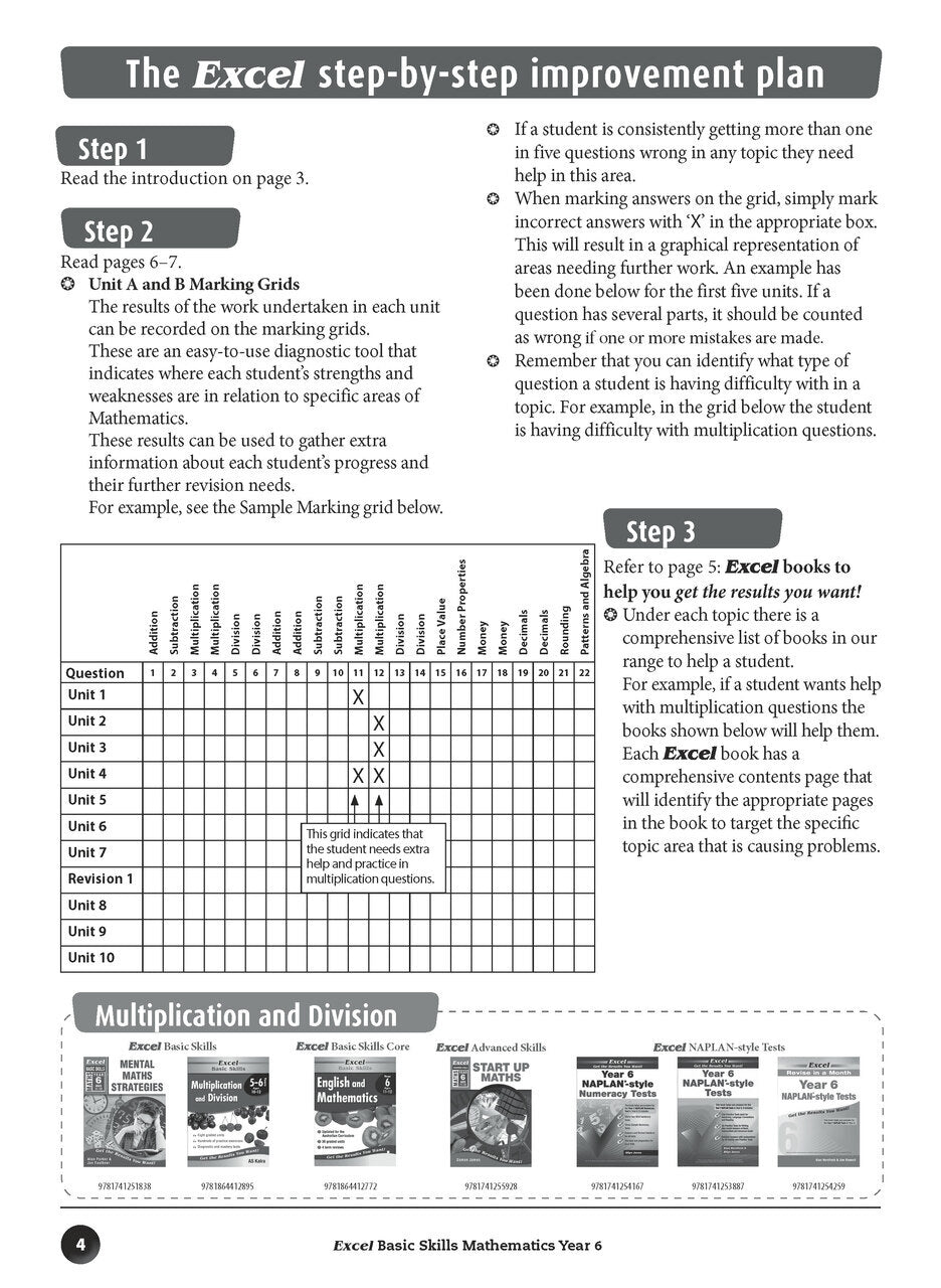 Excel Basic Skills - Mathematics Year 6