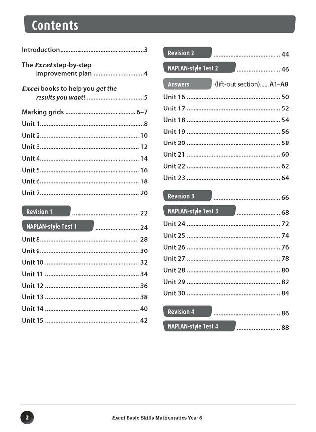 Excel Basic Skills - Mathematics Year 6