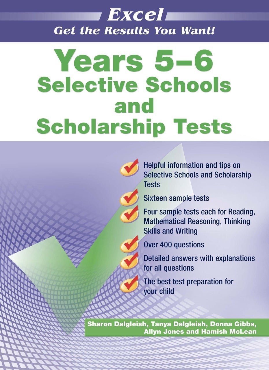 Excel Test Skills: Selective Schools and Scholarships Tests - Years 5-6
