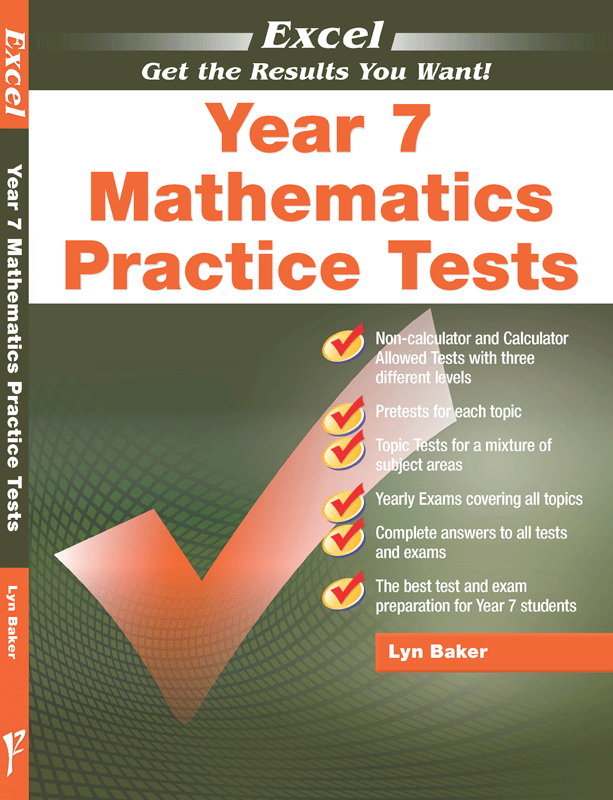 Excel - Mathematics Practice Tests: Year 7