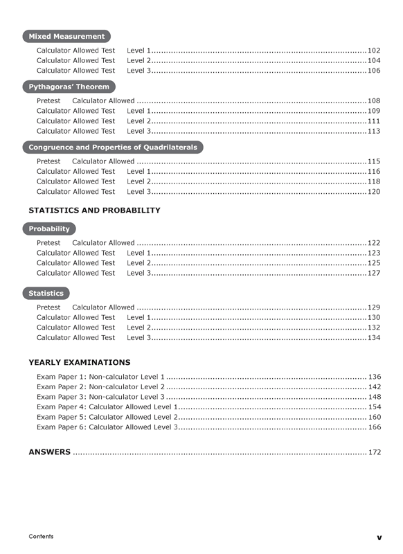 Excel - Mathematics Practice Tests: Year 8
