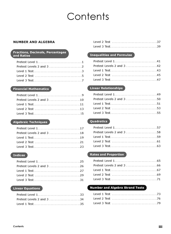 Excel - Mathematics Practice Tests: Year 9