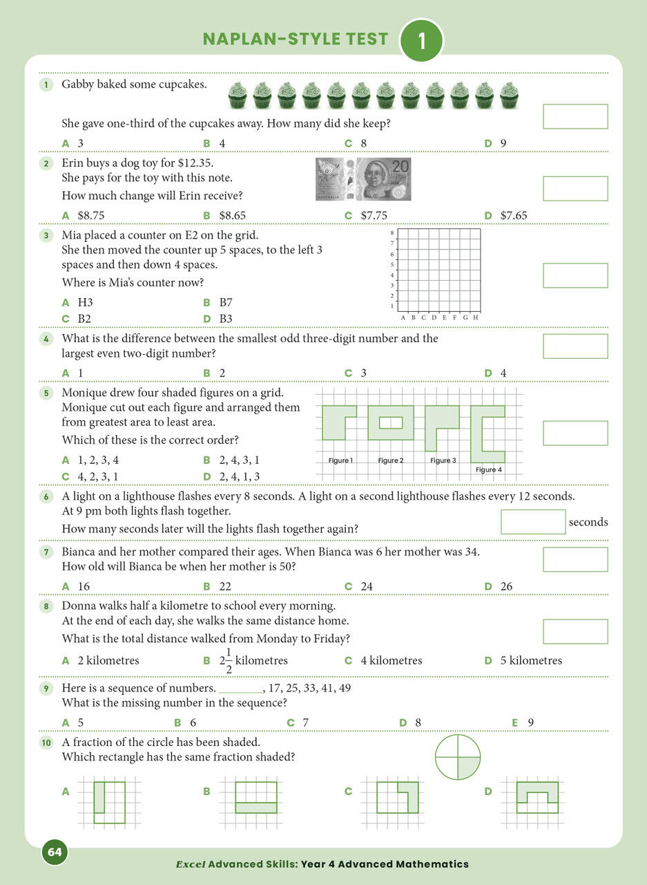 Excel Advanced Skills - Advanced Mathematics Year 4