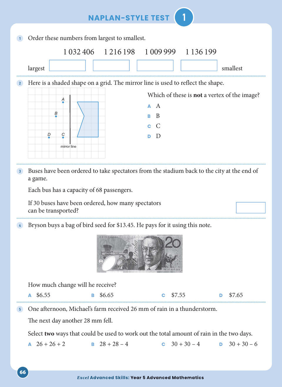 Excel Advanced Skills - Advanced Mathematics: Year 5