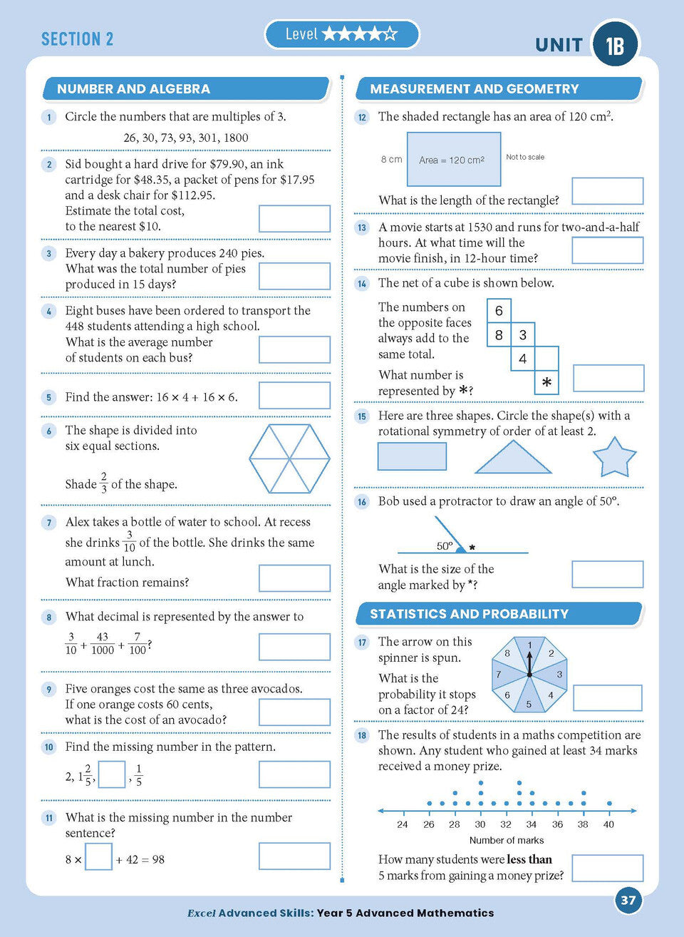 Excel Advanced Skills - Advanced Mathematics: Year 5