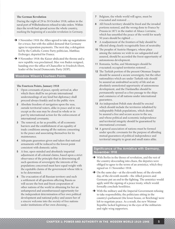 Excel - Modern History Study Guide: Year 12
