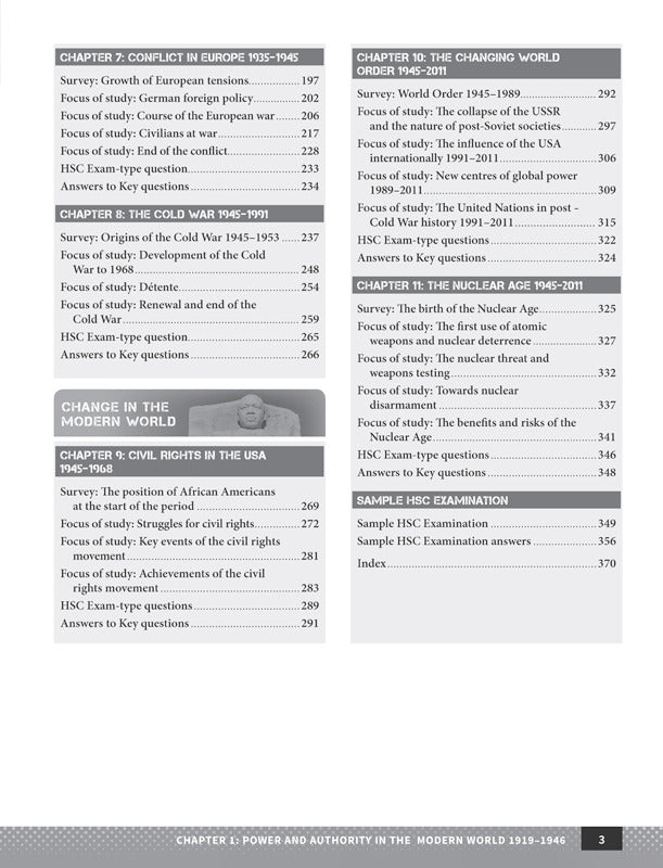 Excel - Modern History Study Guide: Year 12