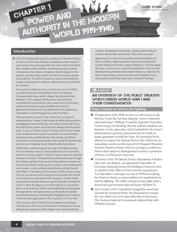 Excel - Modern History Study Guide: Year 12