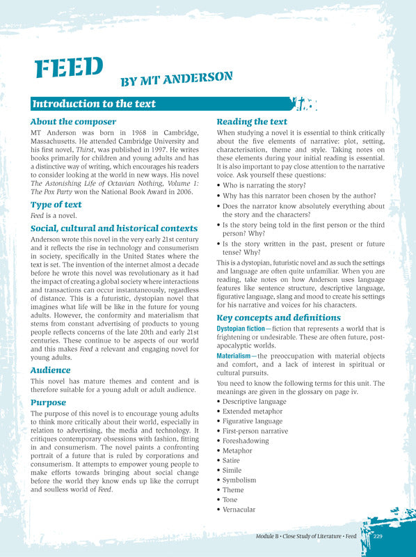 Excel - English Study Guide: Year 12 Standard
