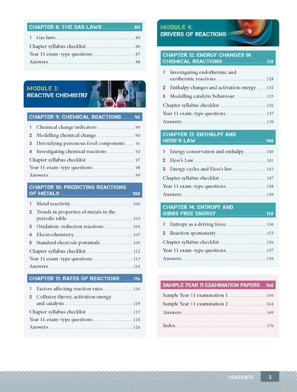 Excel - Chemistry Study Guide: Year 11