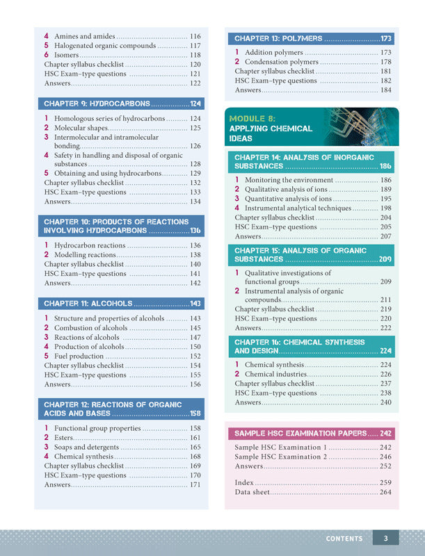 Excel - Chemistry Study Guide: Year 12