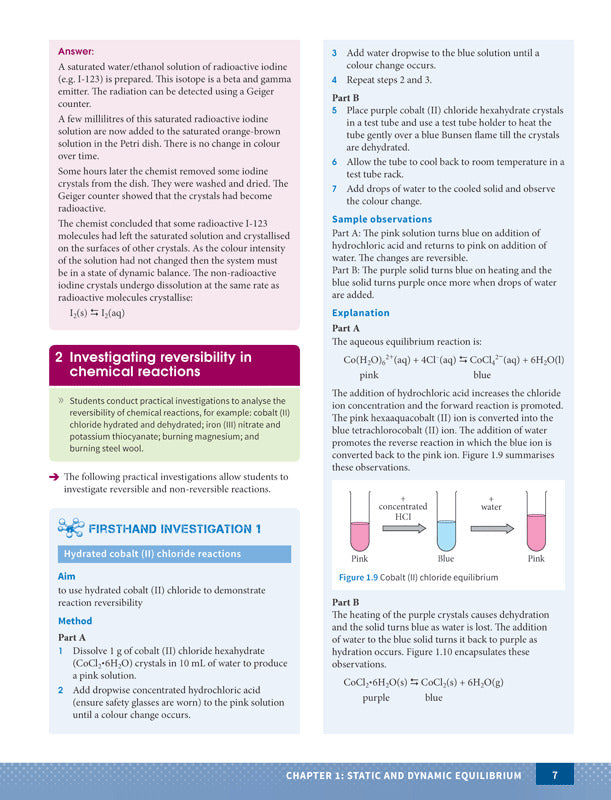 Excel - Chemistry Study Guide: Year 12