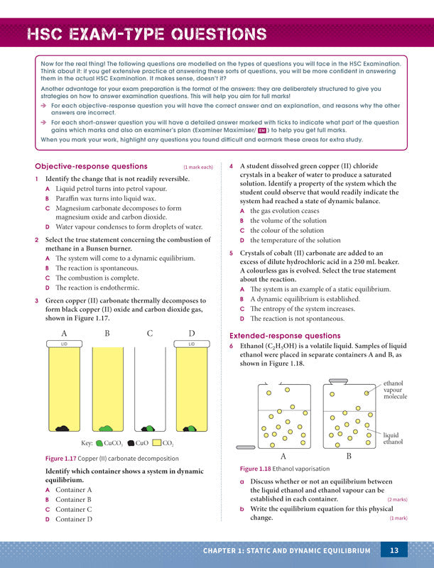 Excel - Chemistry Study Guide: Year 12