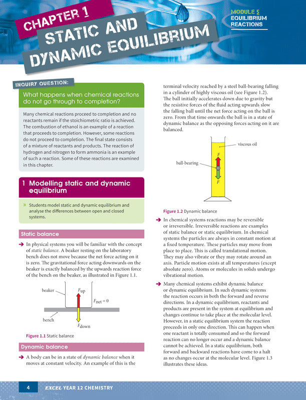 Excel - Chemistry Study Guide: Year 12