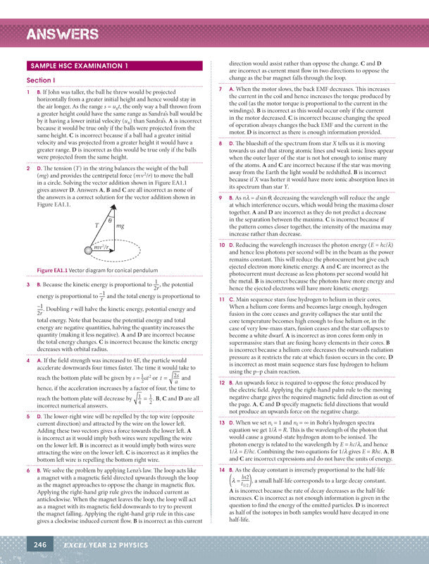 Excel - Physics Study Guide: Year 12