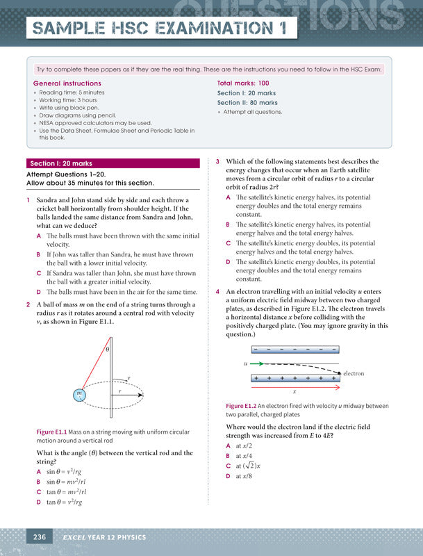 Excel - Physics Study Guide: Year 12