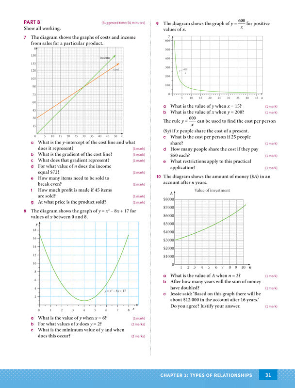 Excel - Mathematics Standard 2 Study Guide: Year 12