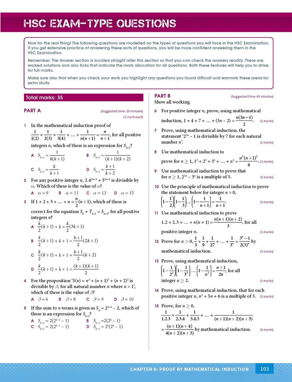 Excel Mathematics Extension 1: Year 11 & 12