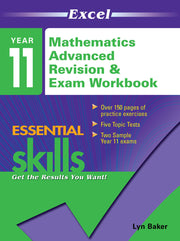 Excel Essential Skills: Mathematics Advanced Revision & Exam Workbook - Year 11