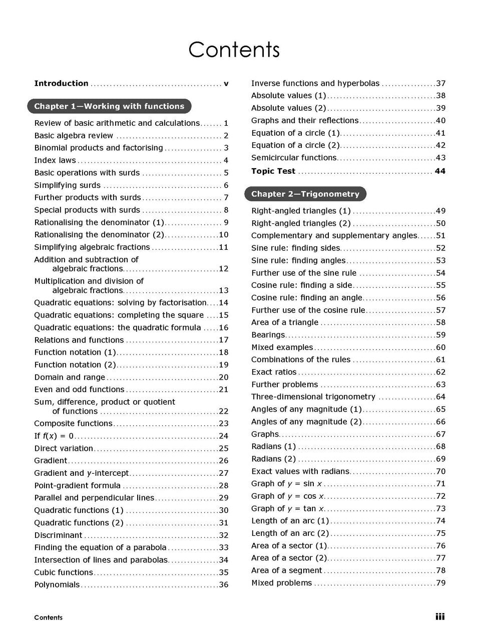 Excel Essential Skills: Mathematics Advanced Revision & Exam Workbook - Year 11
