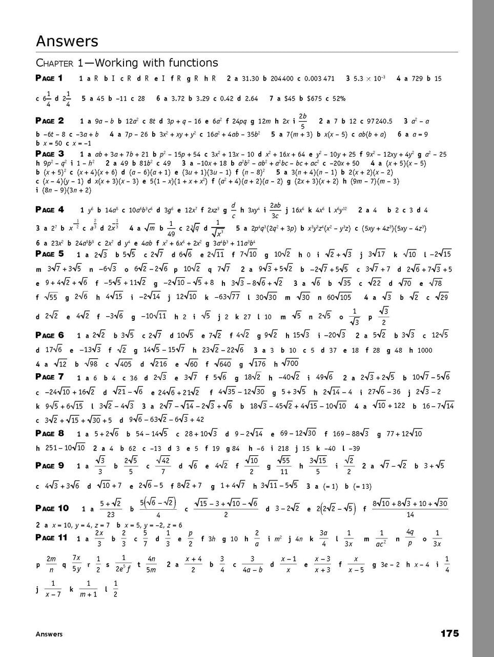 Excel Essential Skills: Mathematics Advanced Revision & Exam Workbook - Year 11