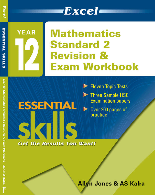 Excel Essential Skills - Mathematics Standard Revision & Exam Workbook: Year 12