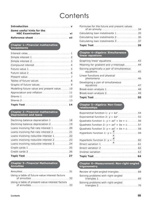 Excel Essential Skills - Mathematics Standard Revision & Exam Workbook: Year 12