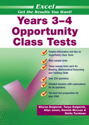 Excel Opportunity Class Tests: Years 3-4