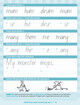 Excel Basic Skills Handwriting Year 1