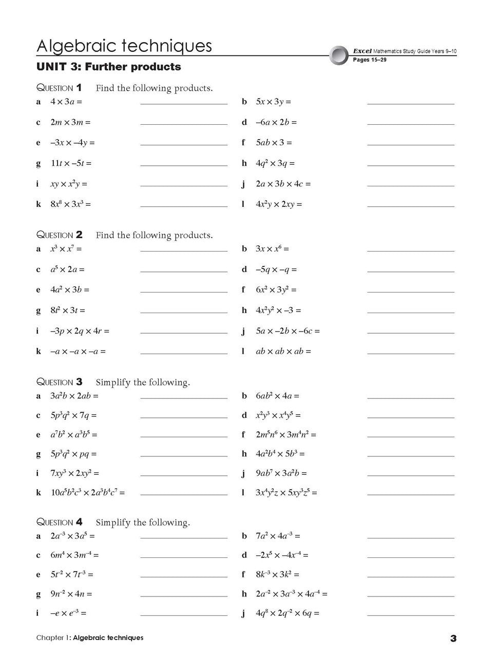 Excel Essential Skills - Mathematics Revision and Exam Workbook: Year 10