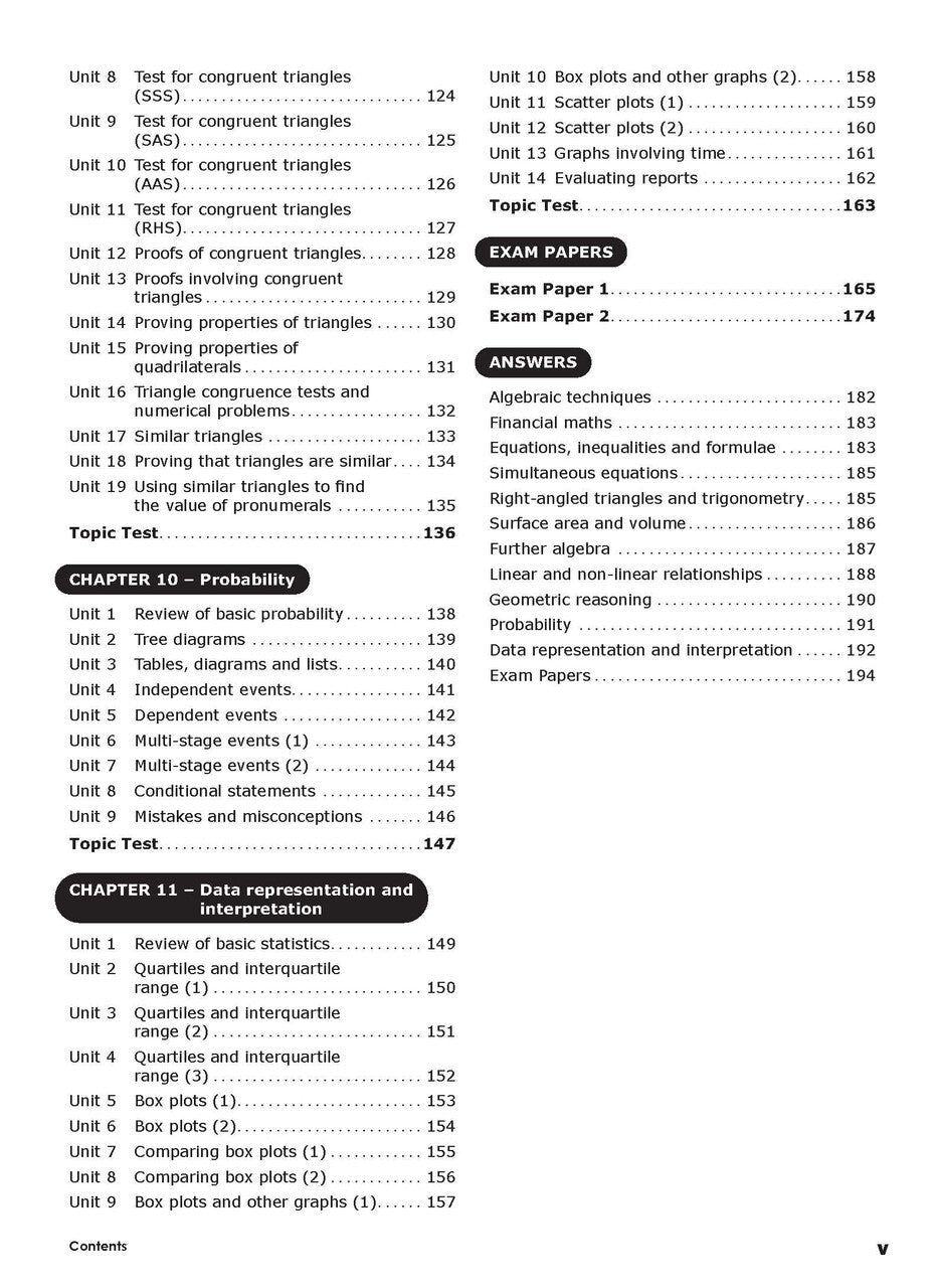 Excel Essential Skills - Mathematics Revision and Exam Workbook: Year 10