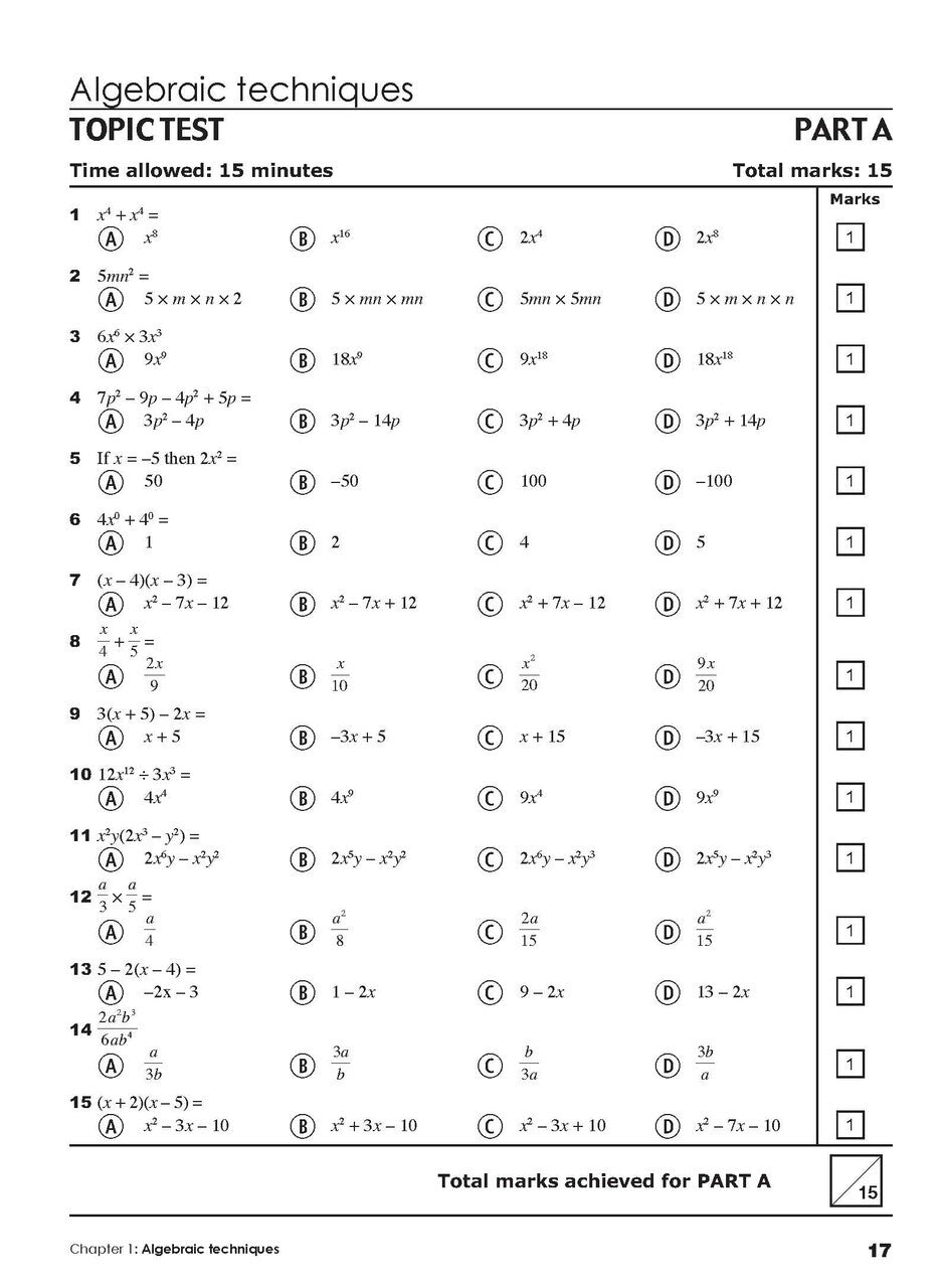 Excel Essential Skills - Mathematics Revision and Exam Workbook: Year 10