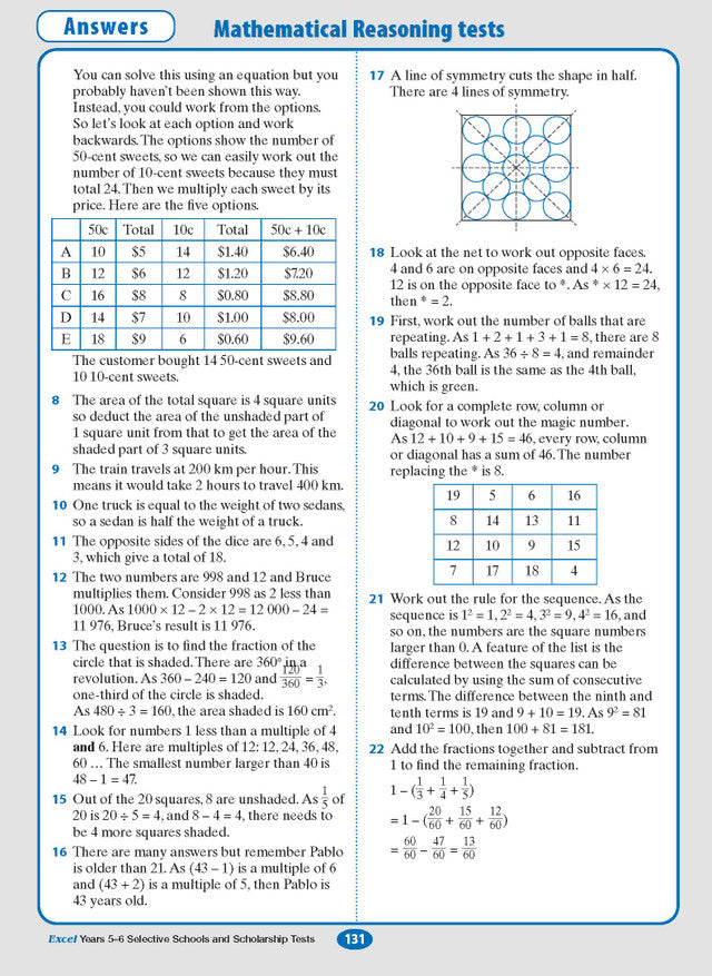 Excel Test Skills: Selective Schools and Scholarships Tests - Years 5-6 (2026)