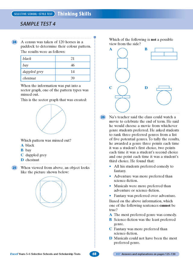 Excel Test Skills: Selective Schools and Scholarships Tests - Years 5-6 (2026)