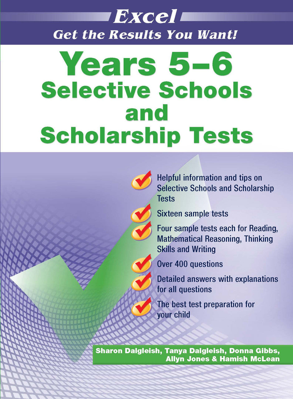 Excel Test Skills: Selective Schools and Scholarships Tests - Years 5-6 (2026)