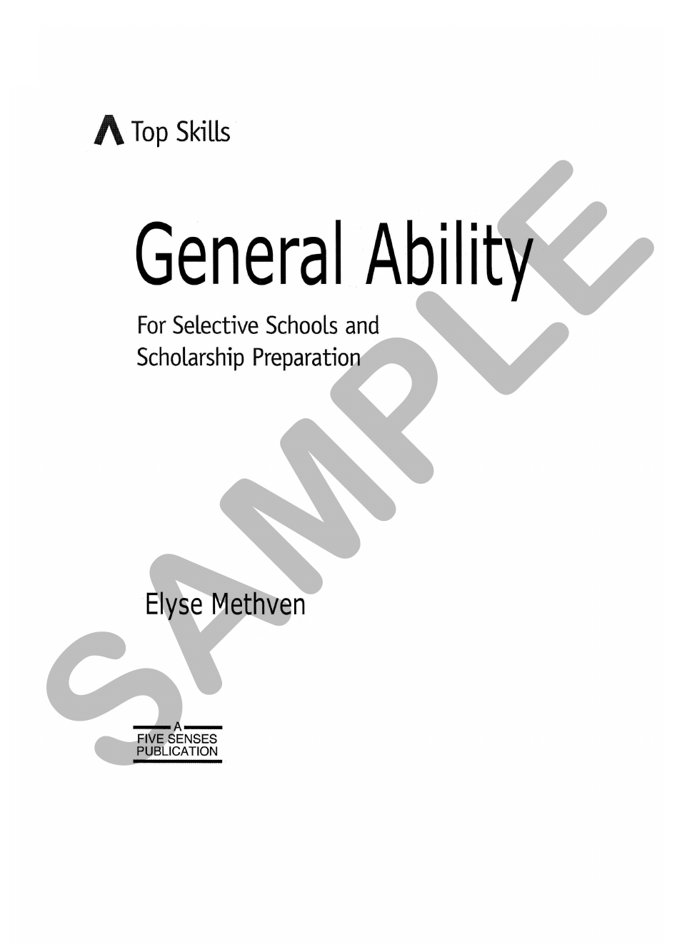 Top Skills General Ability sample page
