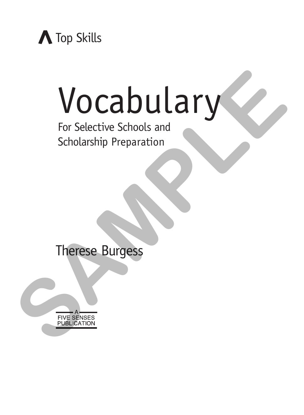 Top Skills Vocabulary sample page