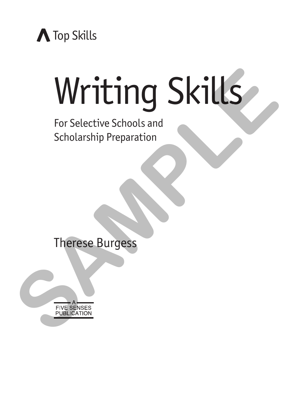 Top Skills Writing sample page