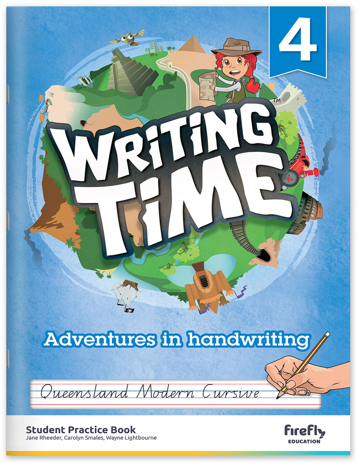 Writing Time - Student Practice Book: QLD Fonts (Year 4)